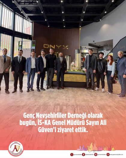 İS-KA Genel Müdürü Sayın Ali Güven’i ziyaret ettik.