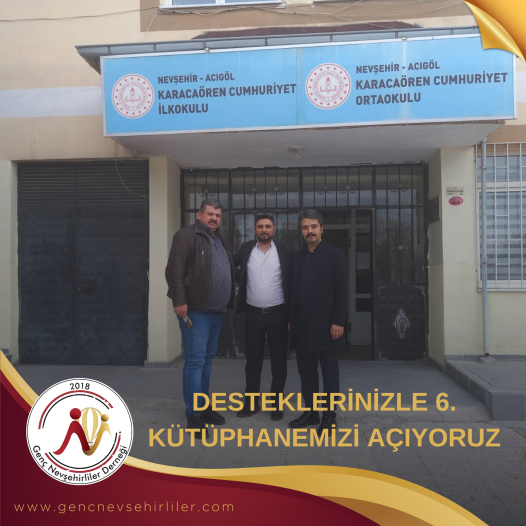 Genç Nevşehirliler Derneğinden 6. Kütüphane Müjdesi