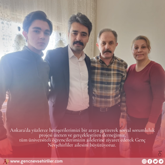 Ankara-Nevşehir Gönül Buluşmaları Nevşehir ‘den Çalışkan Ailesine Teşekkürler 
