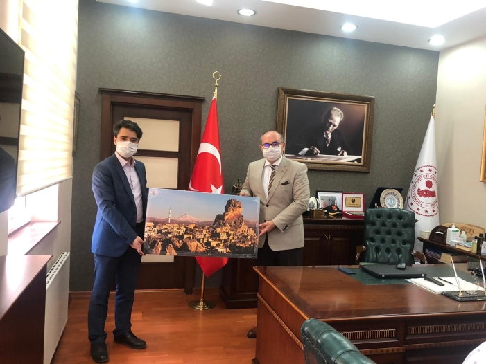 Çubuk Kaymakamı değerli hemşehrimiz Adem Keleş beye Ziyaretimiz... 