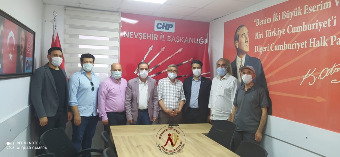 Nevşehir CHP İl sekreteri Tayfun Ceyhan'a ve yönetimine ziyaret gerçekleştirdik.