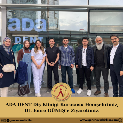ADA DENT Diş Kliniği Kurucusu Hemşehrimiz, Dt. Emre GÜNEŞ’e Ziyaretimiz