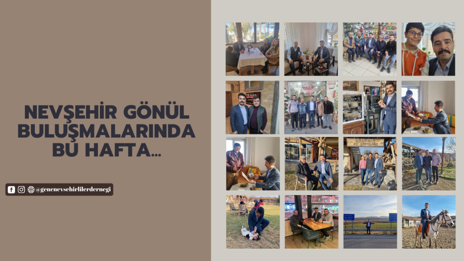 Ankara Nevşehir Gönül Buluşmaları