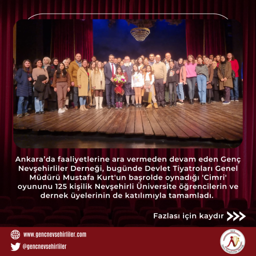 Nevşehirli Öğrencilerimizle Tiyatro Keyfi