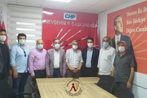 Nevşehir CHP İl sekreteri Tayfun Ceyhan'a ve yönetimine ziyaret gerçekleştirdik.