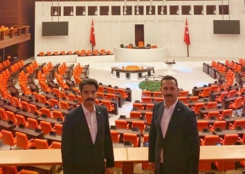 Cumhuriyet Başsavcı Vekili Dr. Necip SARI'dan Tbmm'de Ziya AĞCA'ya Ziyaret