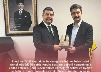 Teftiş Kurulu Başkanı Vedat Yalçına ziyaretimiz