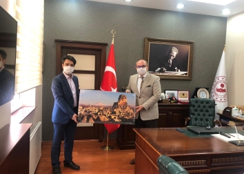 Çubuk Kaymakamı değerli hemşehrimiz Adem Keleş beye Ziyaretimiz... 
