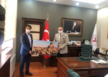 Çubuk Kaymakamı değerli hemşehrimiz Adem Keleş beye Ziyaretimiz... 