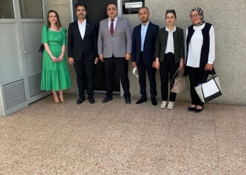 Aile Hakimi hemşehrimiz Mahmut KOÇAK'ı makamında ziyaret. 