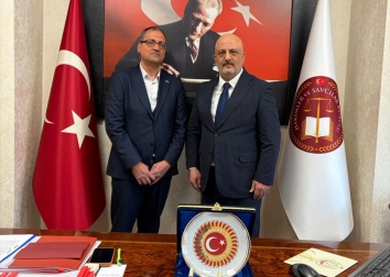 Genç Nevşehirliler Derneği'nden HSK Genel Sekreter Yardımcısı Ömer Örücü'ye Hayırlı Olsun Ziyareti