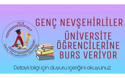 Genç Nevşehirliler Derneğinden Nevşehirli Üniversite Öğrencilerine Burs Desteği 