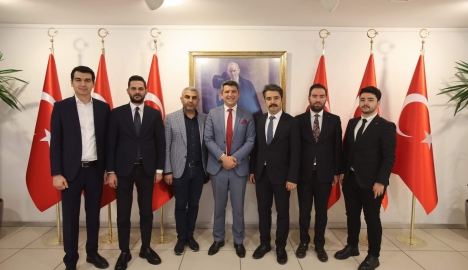 Dışişleri Bakanlığı Destek Hizmetleri Genel Müdürlüğü’nde görev yapmakta olan kıymetli hemşehrimiz, Daire Başkanı Sayın Ülkü Kayaharman’ı makamında ziyaret ettik.
