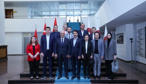 Genç Nevşehirliler Derneği'nden HSK Genel Sekreter Yardımcısı Ömer Örücü'ye Hayırlı Olsun Ziyareti