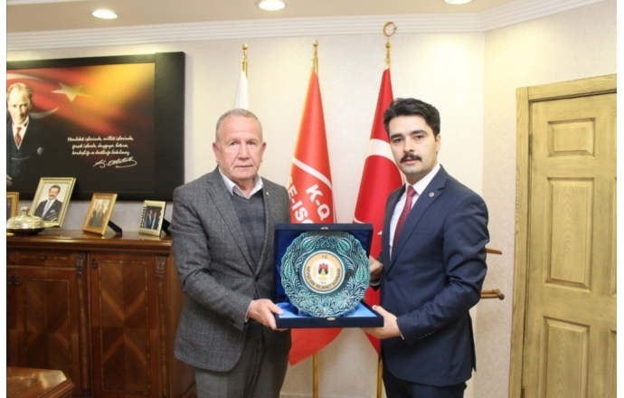 Nevşehir Ticaret Borsası Başkanı Sayın İbrahim SALAŞ`ı Ziyaret Ettik