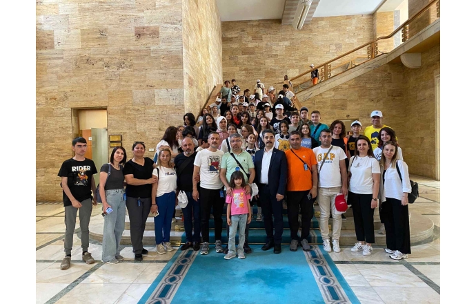 Nevşehir H.Lütfi Pamukçu Ortaokulu Öğrencileri TBMM Ziyareti