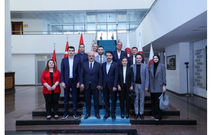 Genç Nevşehirliler Derneği'nden HSK Genel Sekreter Yardımcısı Ömer Örücü'ye Hayırlı Olsun Ziyareti