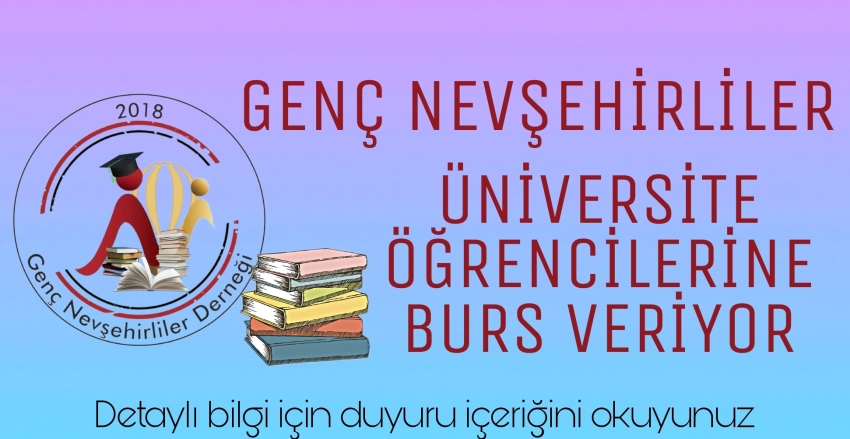 Genç Nevşehirliler Derneğinden Nevşehirli Üniversite Öğrencilerine Burs Desteği 