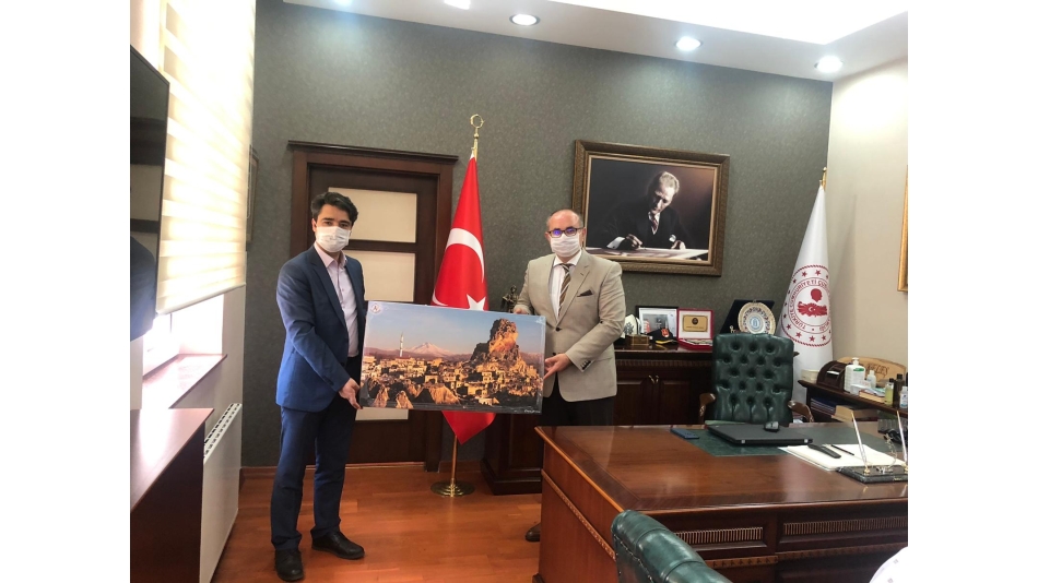 Çubuk Kaymakamı değerli hemşehrimiz Adem Keleş beye Ziyaretimiz...